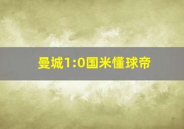 曼城1:0国米懂球帝