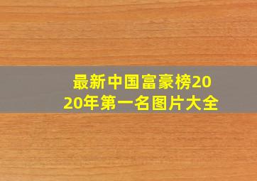 最新中国富豪榜2020年第一名图片大全