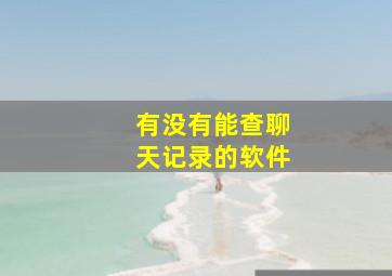 有没有能查聊天记录的软件