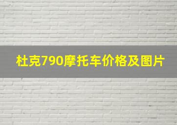 杜克790摩托车价格及图片