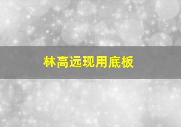 林高远现用底板