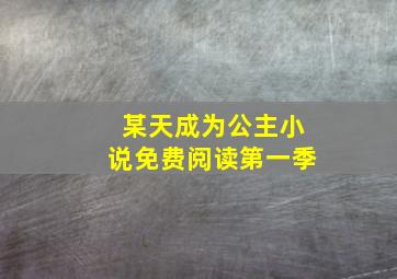 某天成为公主小说免费阅读第一季