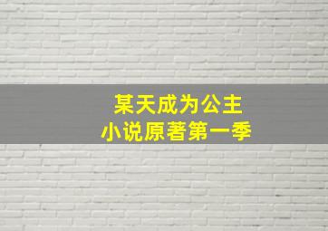 某天成为公主小说原著第一季