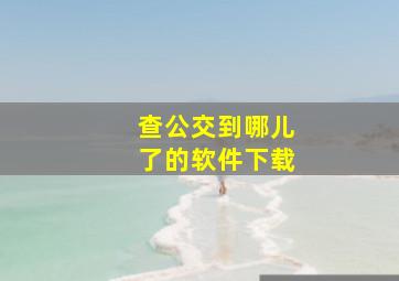 查公交到哪儿了的软件下载