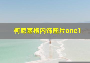 柯尼塞格内饰图片one1