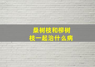 桑树枝和柳树枝一起治什么病