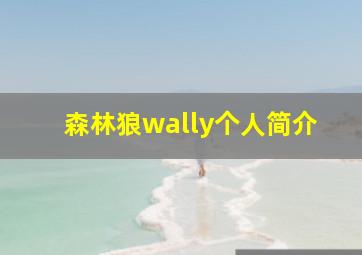 森林狼wally个人简介