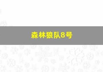 森林狼队8号