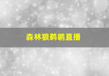 森林狼鹈鹕直播