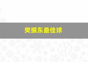 樊振东最佳球