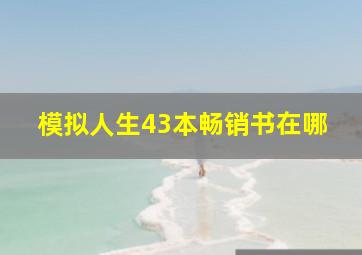 模拟人生43本畅销书在哪