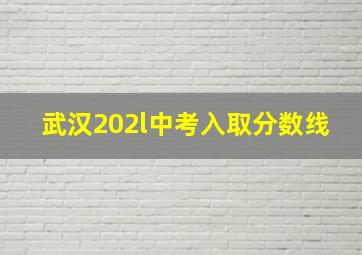 武汉202l中考入取分数线