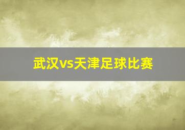 武汉vs天津足球比赛