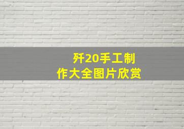 歼20手工制作大全图片欣赏