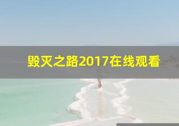 毁灭之路2017在线观看