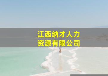 江西纳才人力资源有限公司