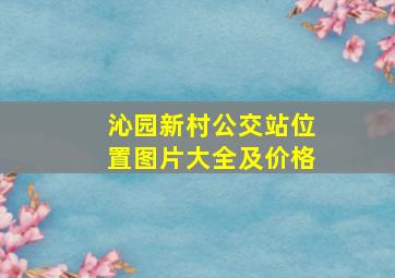 沁园新村公交站位置图片大全及价格