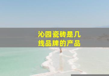 沁园瓷砖是几线品牌的产品