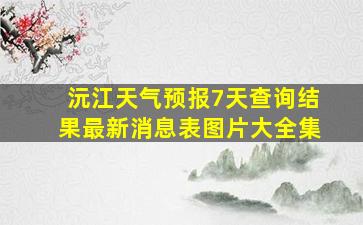 沅江天气预报7天查询结果最新消息表图片大全集