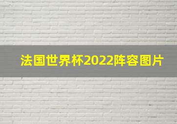 法国世界杯2022阵容图片