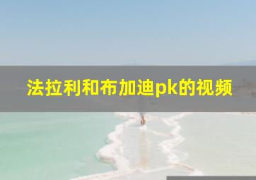 法拉利和布加迪pk的视频