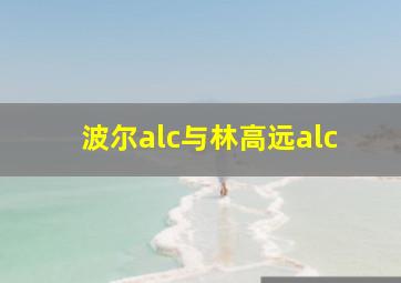 波尔alc与林高远alc