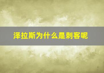 泽拉斯为什么是刺客呢