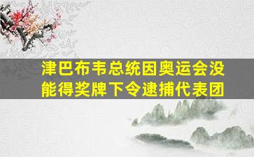 津巴布韦总统因奥运会没能得奖牌下令逮捕代表团