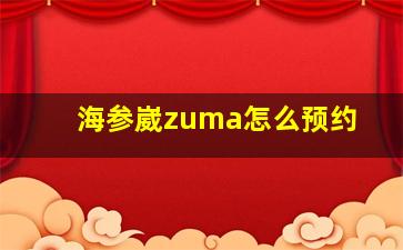 海参崴zuma怎么预约