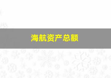 海航资产总额