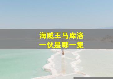 海贼王马库洛一伙是哪一集