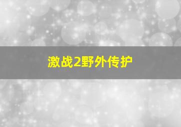 激战2野外传护