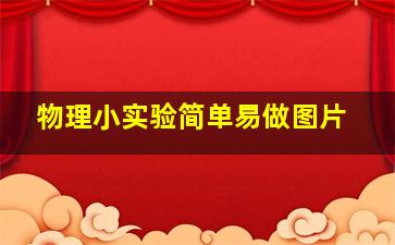 物理小实验简单易做图片