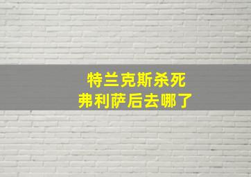 特兰克斯杀死弗利萨后去哪了