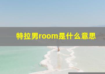 特拉男room是什么意思