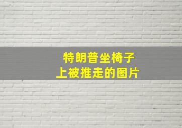 特朗普坐椅子上被推走的图片