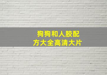 狗狗和人胶配方大全高清大片