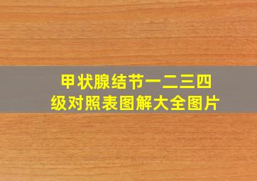 甲状腺结节一二三四级对照表图解大全图片