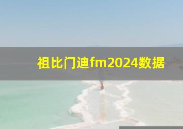 祖比门迪fm2024数据