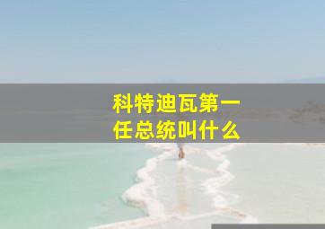 科特迪瓦第一任总统叫什么