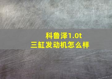 科鲁泽1.0t三缸发动机怎么样