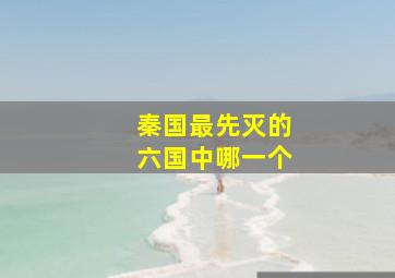 秦国最先灭的六国中哪一个