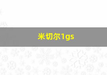 米切尔1gs