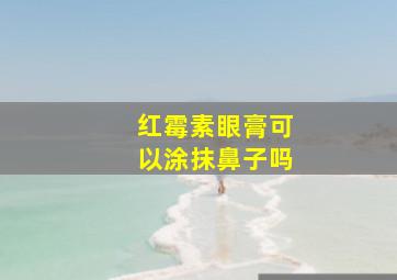 红霉素眼膏可以涂抹鼻子吗