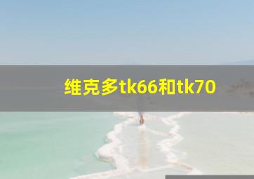 维克多tk66和tk70