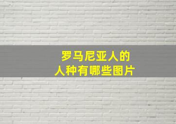 罗马尼亚人的人种有哪些图片