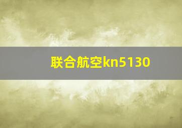 联合航空kn5130