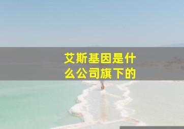 艾斯基因是什么公司旗下的