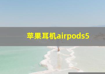 苹果耳机airpods5