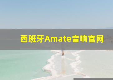 西班牙Amate音响官网